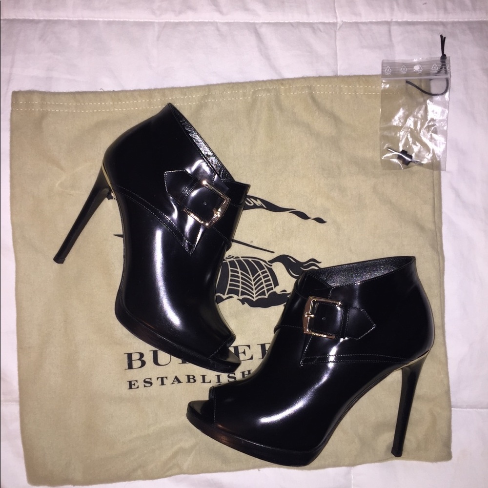 Burberry Holtsmere Peep Toe Bootie